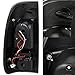 AKKON - Fits 2008-2016 Ford F250/350/450/550 Superduty Pickup Black Smoked LED Tail Light+Smoked LED 3RD Brake Light Lamp Combo