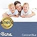 Bare Home Bedding Duvet Cover Queen Size - Premium 1800 Super Soft Collection - Lightweight, Cooling Duvet Cover - Soft Breathable Bedding (Queen, Coronet Blue)