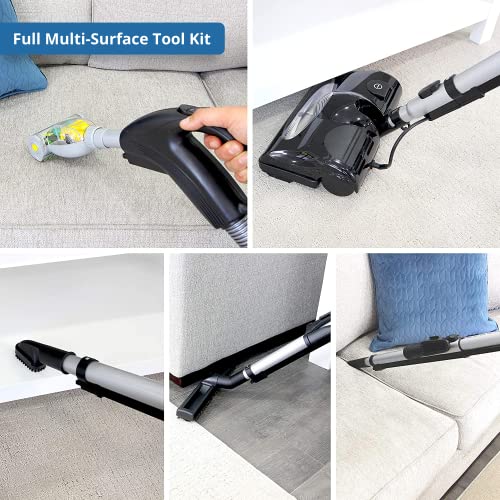 Prolux iFORCE Light Weight Bagless Canister Vacuum Cleaner w/HEPA Filtration and Power Nozzle
