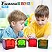 PicassoTiles PT27 Magnetic Building Blocks Alphabet Toy Set Magnet Tiles Construction Toys 3D Clear Color Stacking Block Toy STEM Playboard, Learning by Playing, Creativity Beyond Imagination