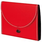 セキセイ ドキュメントバッグ ワブ A4 レッド FB-2313