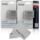 (2 Pack) Vivitar NB-10L Ultra High Capacity Batteries for CANON PowerShot SX40 HS SX40HS, SX50 HS SX50HS, G1 X G1X, Powershot G15, PowerShot G16 Digital Cameras