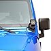 E-Autogrilles 87-06 Jeep Wrangler TJ/YJ LED Light Windshield Mount Corner Relocate Brackets Kit (51-0466)