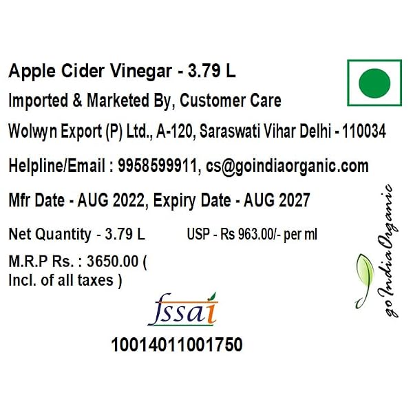BRAGG ORGANIC APPLE CIDER VINEGAR, RAW, UNFILTERED, WITH THE MOTHER, 128 OZ