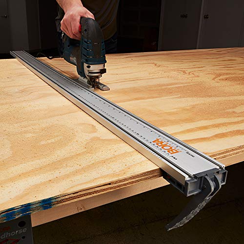 Bora WTX 50Inch Ruled Clamp Edge and Jigsaw Guide Set, 545059K