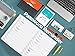 Bullet Planner by Scribbles That Matter - Undated (Ver 2019) - Pre-Printed Weekly, Monthly, Yearly Spreads - Habit Tracker - Get Your Life Organized and Productive Hassle-Free - B5 (Teal)