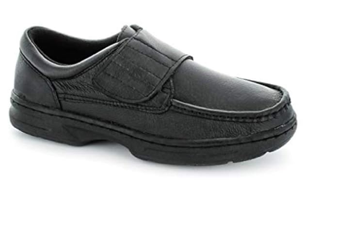 Dr Keller Herren Touch Verschluss Verschluss Leder Komfort Breit Schuhe