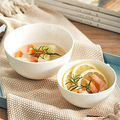 image for Alt-Gt Porcelain Bowls For Cereal/Salad/Soup/Rice/Dessert/Fruit - 6 Pa