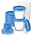 Philips AVENT Breast Milk Storage Cups, 6 Ounce (Pack of 10) primary