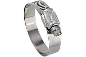 Ideal Tridon 6728M51#28 Stainless Steel Worm Drive Clamp with 316 Stainless Steel Screw 67M Series, 1-5/16" to 2-1/4" Diamete