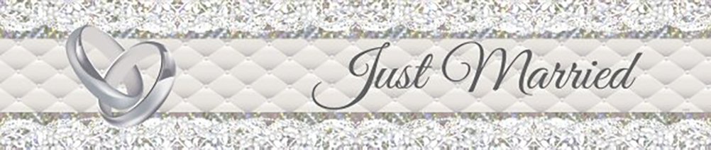 Foil Banner - Just Married 2.6m x 19cm — image 1