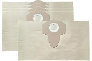 YunJove 5 Pieces Vacuum Cleaner Bags Replacement for 15L Vacuum Cleaner Hair Removal