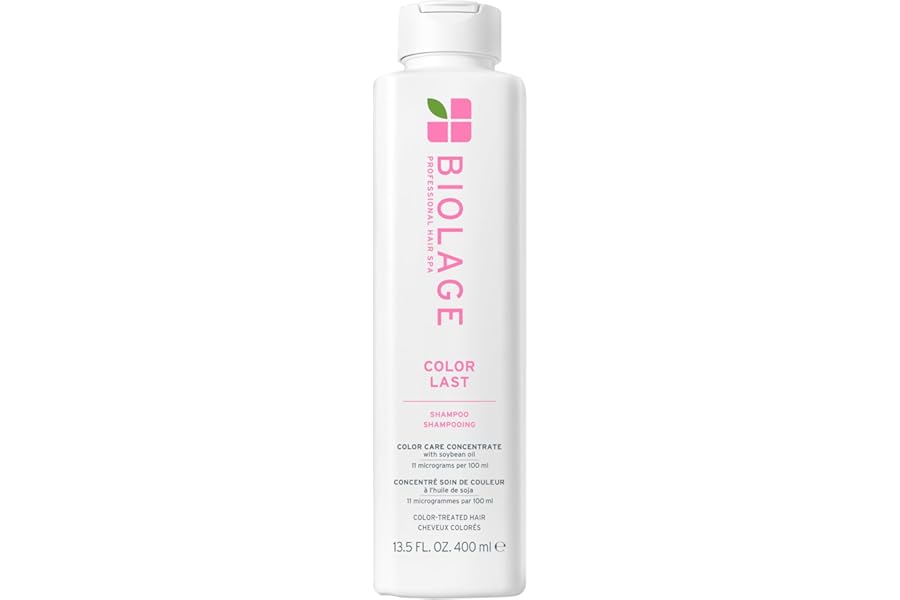 Biolage Color Last Shampoo – For Color-Treated Hair, Nourishes, Strengthens, Hydrates and Adds Shine, Soybean Oil & Stearic Acid, Paraben & Mineral Oil-Free, Vegan