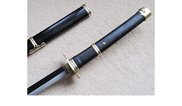 Amazon Com Ait Collectibles S26 Anime One Piece Roronoa Zoro Yubashiri Katana Sword Gun Metal Blade 41 1 Sports Outdoors