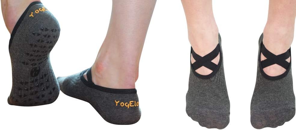 Yoga Socks for Women. Soft & Gentle with Grips, Non- Slip - Martial Arts, Fitness, Dance, Barre, Slippers, Workout, Prevent Slips
