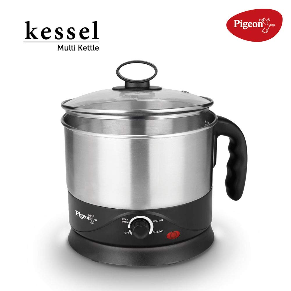 MultiPurpose Kettle 1.2Litre and 600W Pigeon by Stovekraft Best