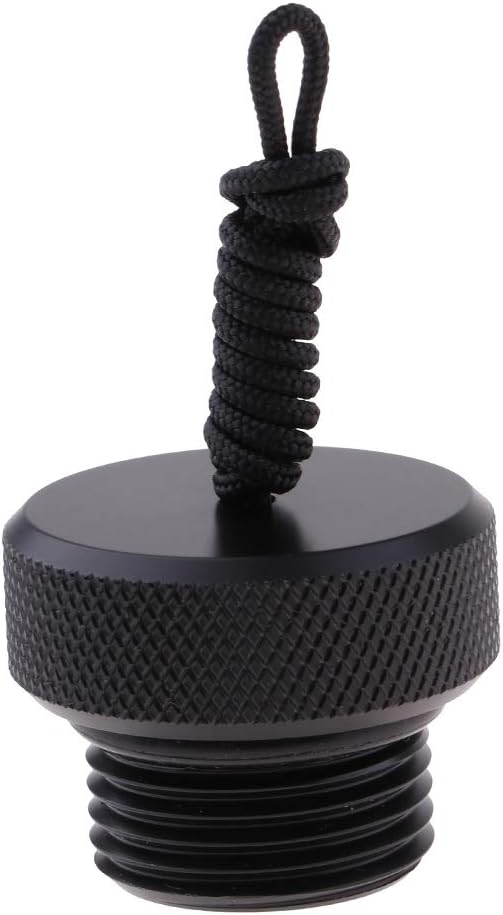 Esquirla Universal Scuba Diving Tank Valve Threaded Dust Plug Protective Cap Attached with Rope