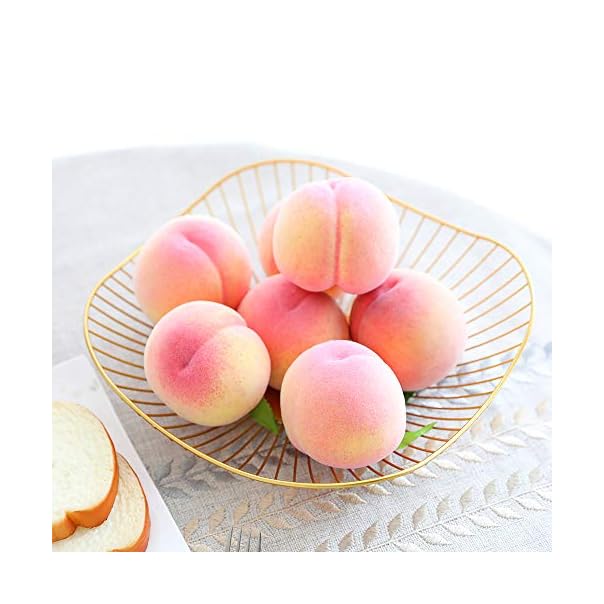 JUSTOYOU - 6 limones artificiales de fruta para decoración del hogar