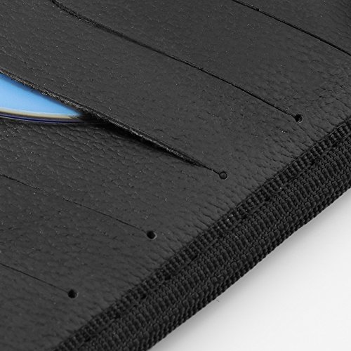 VVHOOY Car Sun Visor Organizer,Multi Function CD DVD Disk Glasses Card Pen Receipt Document Organizer Holder with 8CD Slots Storage Pouch(Black)