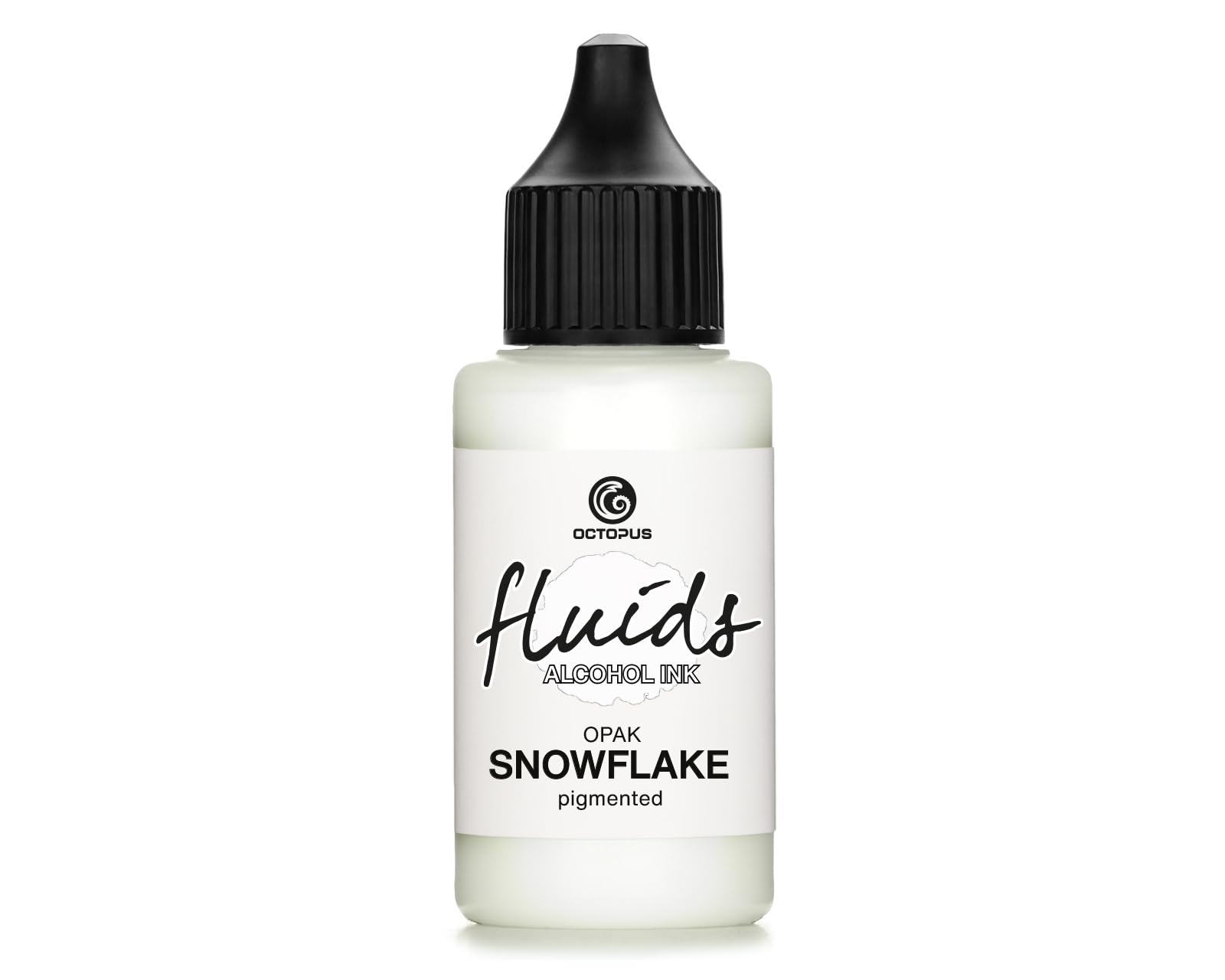 30ml Fluids Alcohol Ink Snowflake for Fluid Art and Resin, White