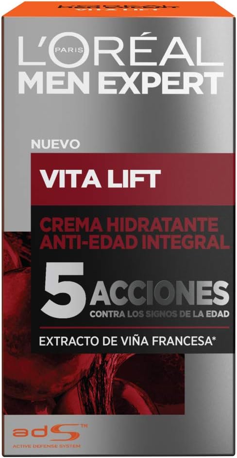 L'Oréal Moisturizing Cream for Men Anti-Wrinkle and Anti-Aging - Image 3