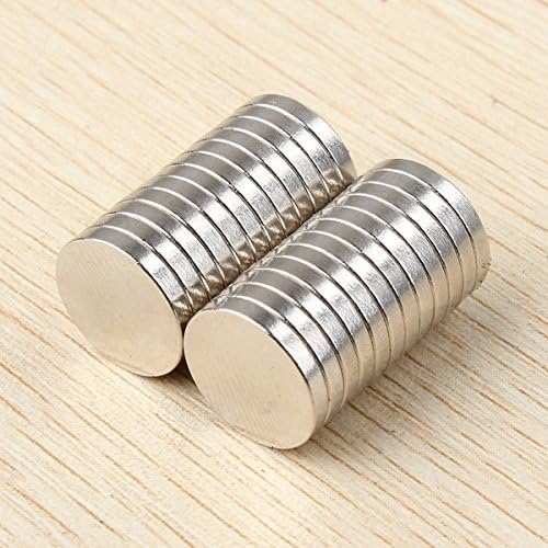 Round Cylinder Magnets for Arts Crafts Hobbies and Office Organization Round Disc Multi-Use &amp; Refrigerator Magnets - Set of 20