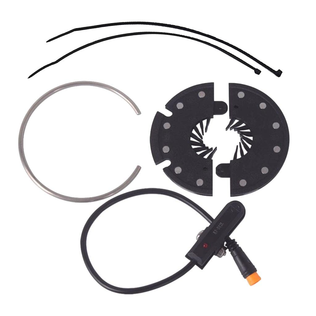 F Fityle Pedal Assist with 12 Electric Pedal Assist Pedal ​​ Waterproof Connector for Electric