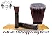 Flat Top Foundation Brush- Best Stippling Brushes for Travel, Retractable, Compact. Great for Blending Mineral Powder, Contouring, Concealer, Liquid & Cream Cosmetics. Create Your Flawless Face Today!