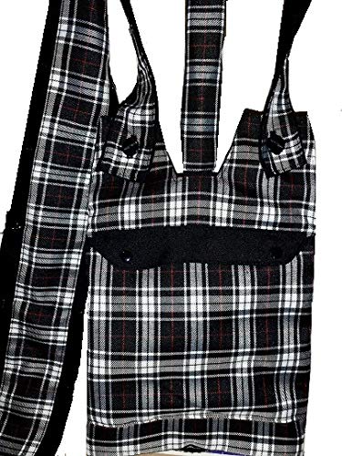 Catheter Night Bag Holder with a Pocket, Tube Cover (1 Meter Long) and Adjustable Handle. Cover for a Catheter Night Bag. Ideal for a Wheelchair User.