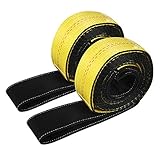 JCHL Lift Sling Straps 10'x2" 15,000 Pound Capacity 2-Pack Heavy Duty Lifting Slings Web Sling Tree Saver Recovery Strap Web Sling Winch Strap