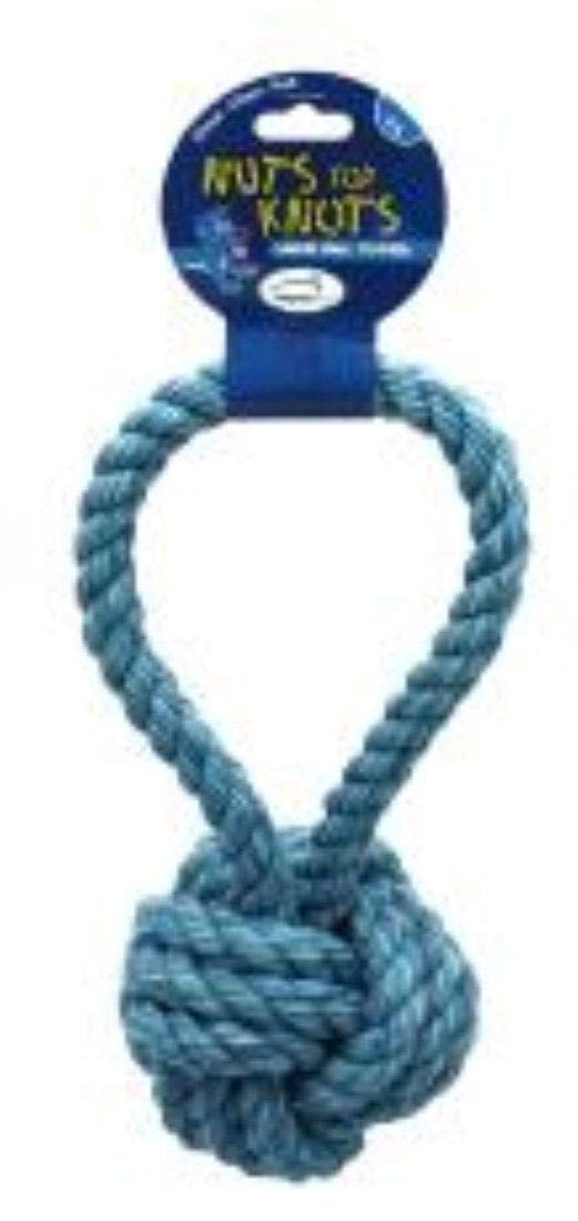 """Nuts for Knots"" Rope Ball Tugger Dog Toy, Large", l
