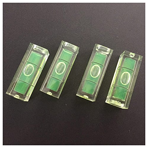 TOOGOO(R) 4Pcs 10x10x29mm Universal Square Bubble Spirit Level Tripod Measuring Camera
