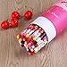 Valentine Pencil Decorated with Hearts, Candies, Stars, Etc. - 48 Pencils