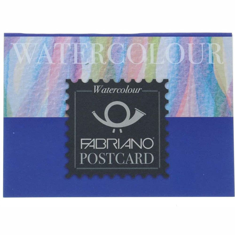 Fabriano Watercolour Postcards Pad - 20 sheets - 300gsm White Paper