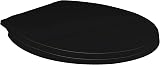 RAM Black Soft Close Toilet Seat Quick Release Easy Clean O Shape PP view 2
