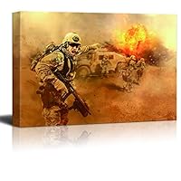 Canvas Wall Art Memorial Day Canvas Prints Home Artwork Decoration for Living Room,Bedroom - 12x18 inches