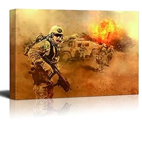 Memorial Day Home Artwork for Living Room Bedroom