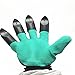 Garden Genie Gloves,OUNNE Genie Gloves With Claws for Digging & Planting (Claws on EACH Hand)