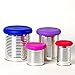 Food Huggers Silicone Storage Cover, Blue Colors, Set of 4