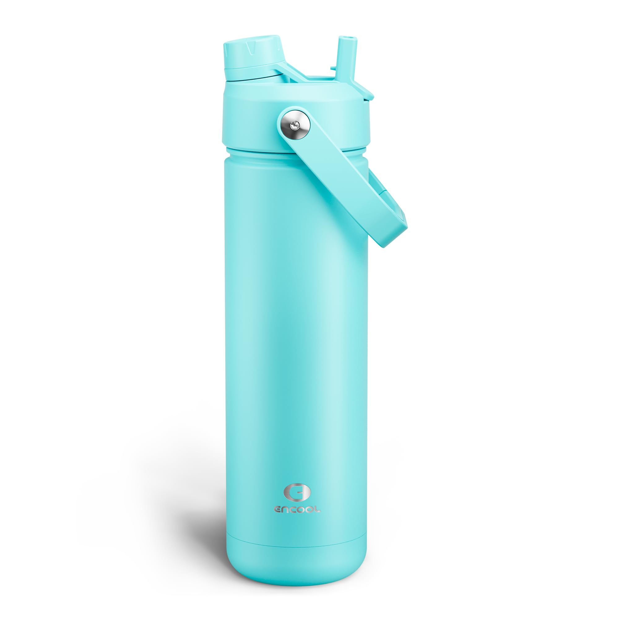 Insulated Water Bottle with Straw - Encool