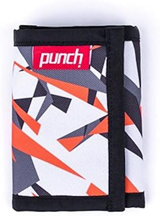 Punch | Wallet | Water Repellent | Velcro | Spacious | Light | Durable | Men | Women (Brick Orange)