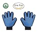 KACASUN Deshedding And Grooming Glove For Dogs And Cats - One Pair - Gentle And Efficient Pet Hair Removal glove - Perfect For Short, Medium And Long Hair Pets