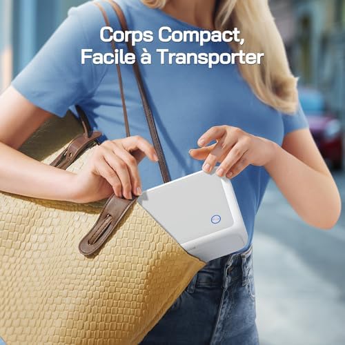 Imprimante Photo instantanée de 54 Feuilles (4 x 6 Pouces), Prend en Charge la Connexion Wi-FI, Applications de retouche Photo créatives pour Smartphone