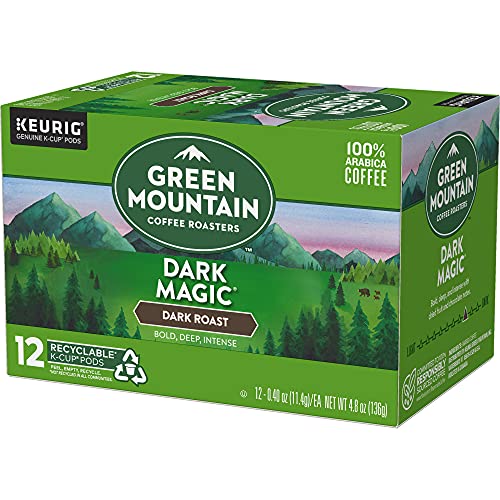 GREEN MOUNTAIN COFFEE DARK MAGIC, KEURIG K-CUPS, 12 COUNT (PACK OF 6)