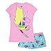 Cinemaware Adventure Time Cartoon Network Womens Pajama Set (Lady Rainicorn Pink)