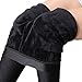 Weigou Women Winter Warm Fleece Lined Leggings Elastic Waist Velvet Shinny Stretch Trouser Warm Thick Women Leggings