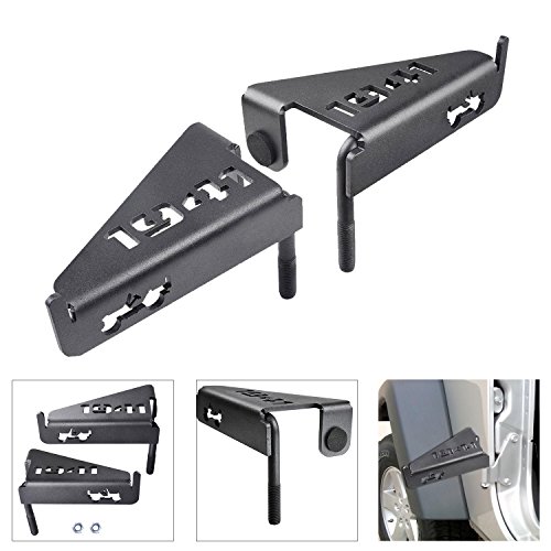 Koval Inc. 07-16 1941 Jeep Wrangler JK Foot Rest Pedal Foot Pegs Style (Black 1941 Rest Pedal, 07-16 1941 Jeep Wrangler) - Thumbnail 5