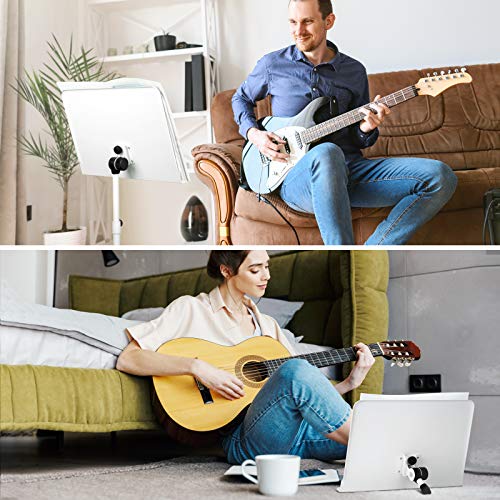 CAHAYA Sheet Music Stand & Tabletop Music Stand Solid Back with