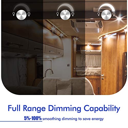 image for ALOVECO 12 Volt DC Dimmer Switch for LED RV Lights Interior, 5-24 Volt