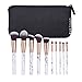 Tube Cosmetics Fency Makeup Brushes Set Professional Synthetic Make-up Brush Kit Marble Handle Design Eyeliner Eyeshadow Foundation Blush Powder Liuqids Cosmetics Tool With Opp Bags